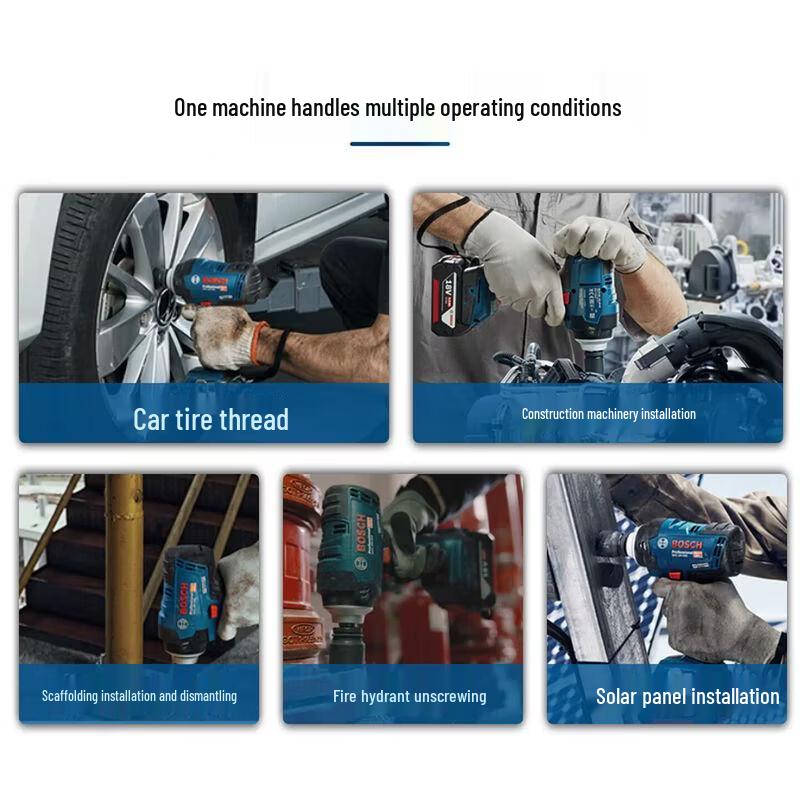 Bosch GDS 18V-400 Cordless Impact Wrench CN plug (adapter included)