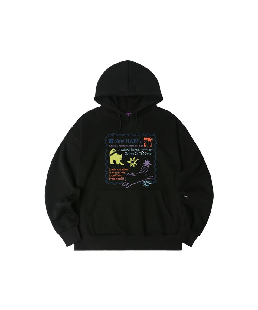 Свободный флисовый худи N/H Post (Goh4-6Nh1371)