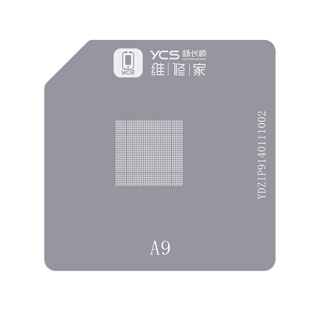 BGA трафарет YCS для iPhone 6-15 Pro Max CPU A8/A9/A10/A11/A12/A13/A14/A15/A16/A17 Трафарет для реболлинга BGA Платформа для нанесения припоя