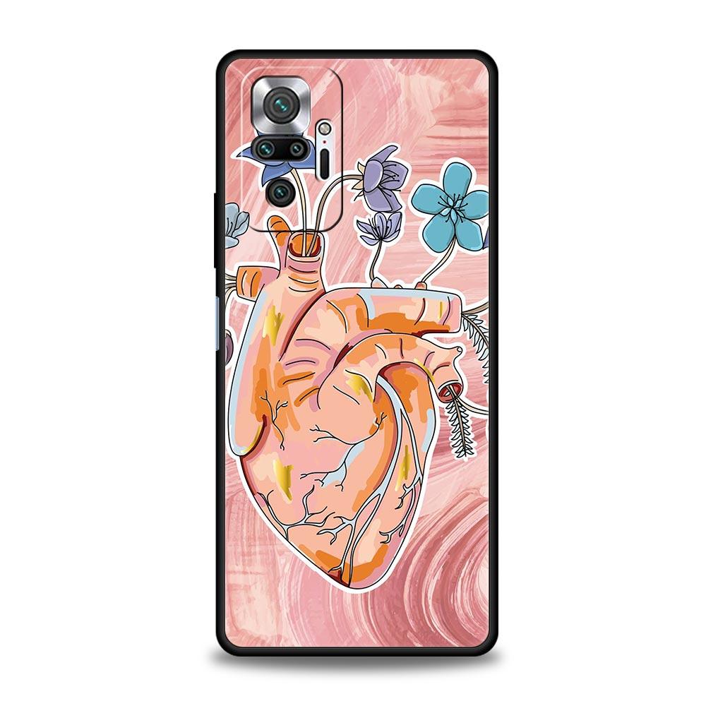 Мягкий чехол для телефона TPU для Xiaomi Redmi Note 10 11 9 8 Pro 9S 7 8T 9T 9A 8A 9C K50 K40 игровой чехол мраморный парижская девушка искусство цветок