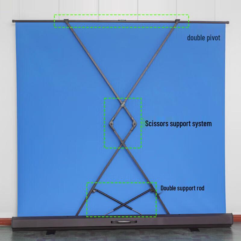 Jashiying Portable Pull-Up Green Screen Background