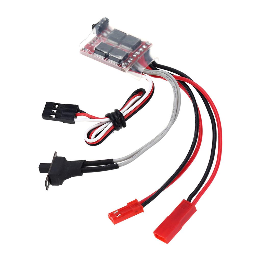 30A ESC Motor Speed RC ESC Forward Reverse Brush Brake For Controller Boats RC Car Prototank Top Regulator Replacement