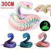 3D-печатное украшение-змея 30 см Фигурка рептилии из китайского зодиака для украшения офисного стола, домашней полки, Подарок, Праздничное украшение, Коллекци