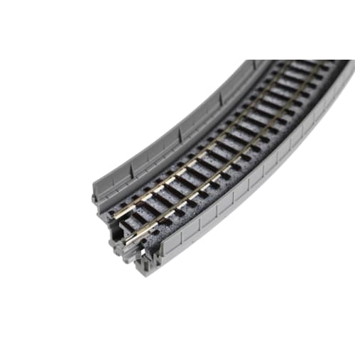 KATO N Gauge Однопутный надземный изогнутый путь, R282-45, Набор из 2 шт., 20-510, Принадлежности для макета железной дороги