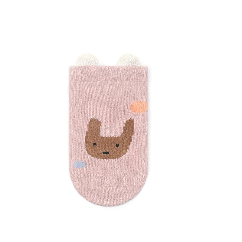 Носки для новорожденных с короткими носками для мальчиков и девочек, хлопковые, весна-осень-лето, противоскользящие, для ходьбы, носки