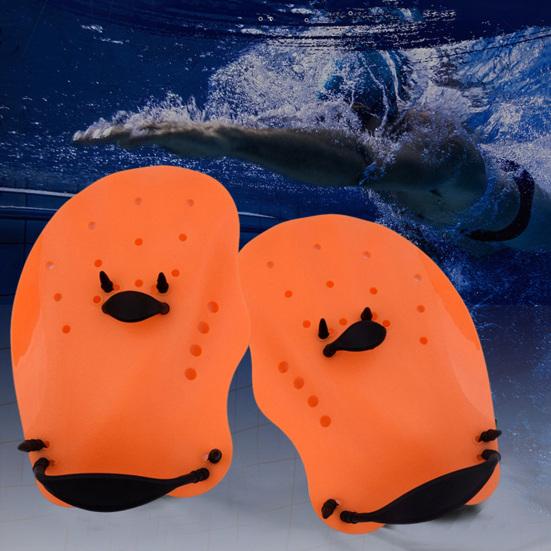 1 пара ручных весла для начинающих, ласты с ремешком, эргономичная форма, сверхлегкий инструмент для обучения плаванию, детский инструмент для дайвинга