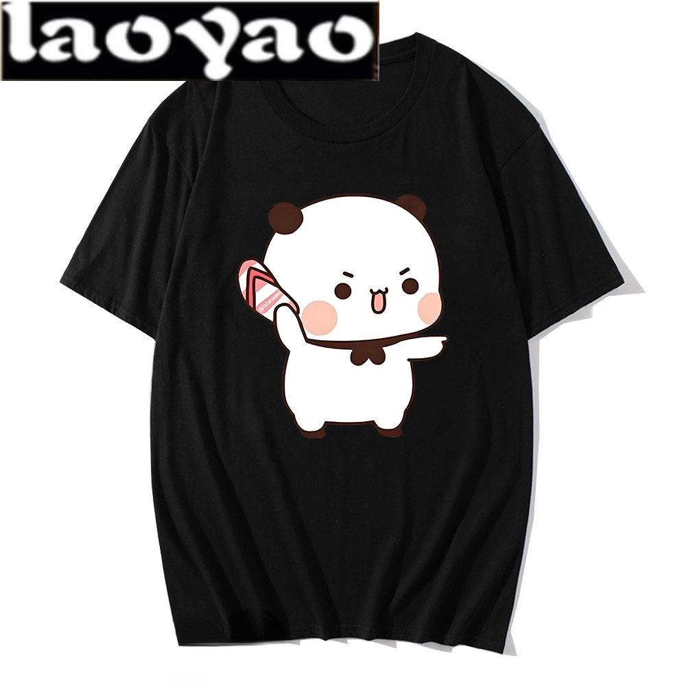 Men Women Casual Streetwear Tee Shirt Tops Lovely Bubu Is Throwing Flipflops At Dudu Since He Teases Bubu T Shirt