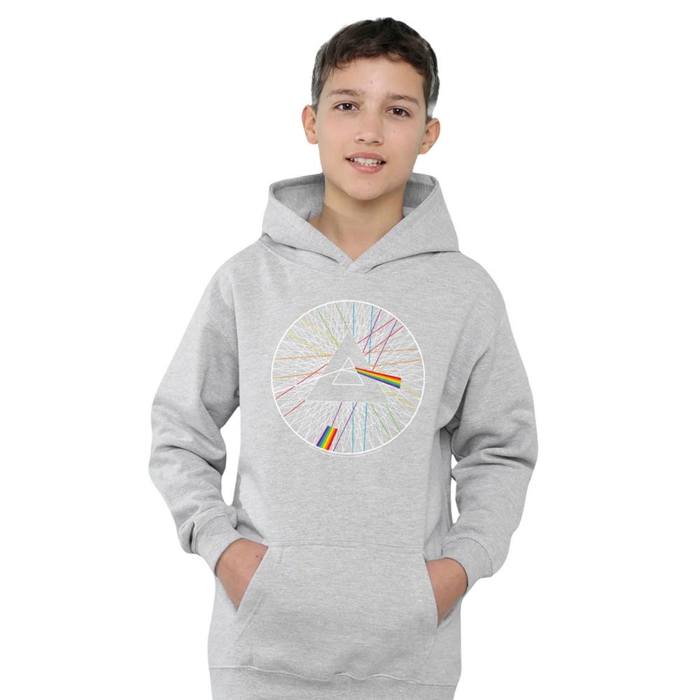 Pink Floyd Childrens/Kids Spokes Heather Hoodie