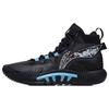 Li Ning Badfive 2 Износостойкие Дышащие Высокие Баскетбольные Кроссовки Мужские Черно-Синие ABFR001-1
