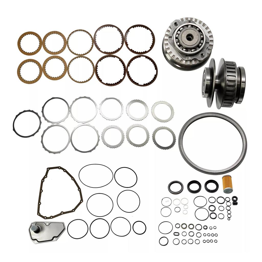 Transmission Master Rebuild Kit & Pulley Set W/ Belt JF015E RE0F11A For Nissan