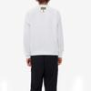 Fila Fusion Свободный мужской свитшот с круглым вырезом и большим логотипом Белый T11M231204FWT