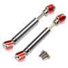 2Pcs Metal Transmission Drive Shaft Suit Fit for Axial SCX10 D90 1 10 RC Crawler Mini Car Parts