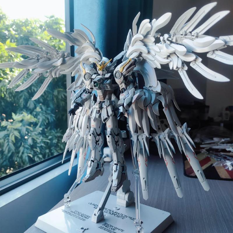 Mg 1/100 Daban 8827 Snow White Prelude Fix Model Kit Xxxg-00ysw Wings Assembly Action Figures Alloy Skeleton  Toys