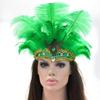 Kids Peacock Indian Hair Accessories Feather Headdress Halloween Carnival Hair Band