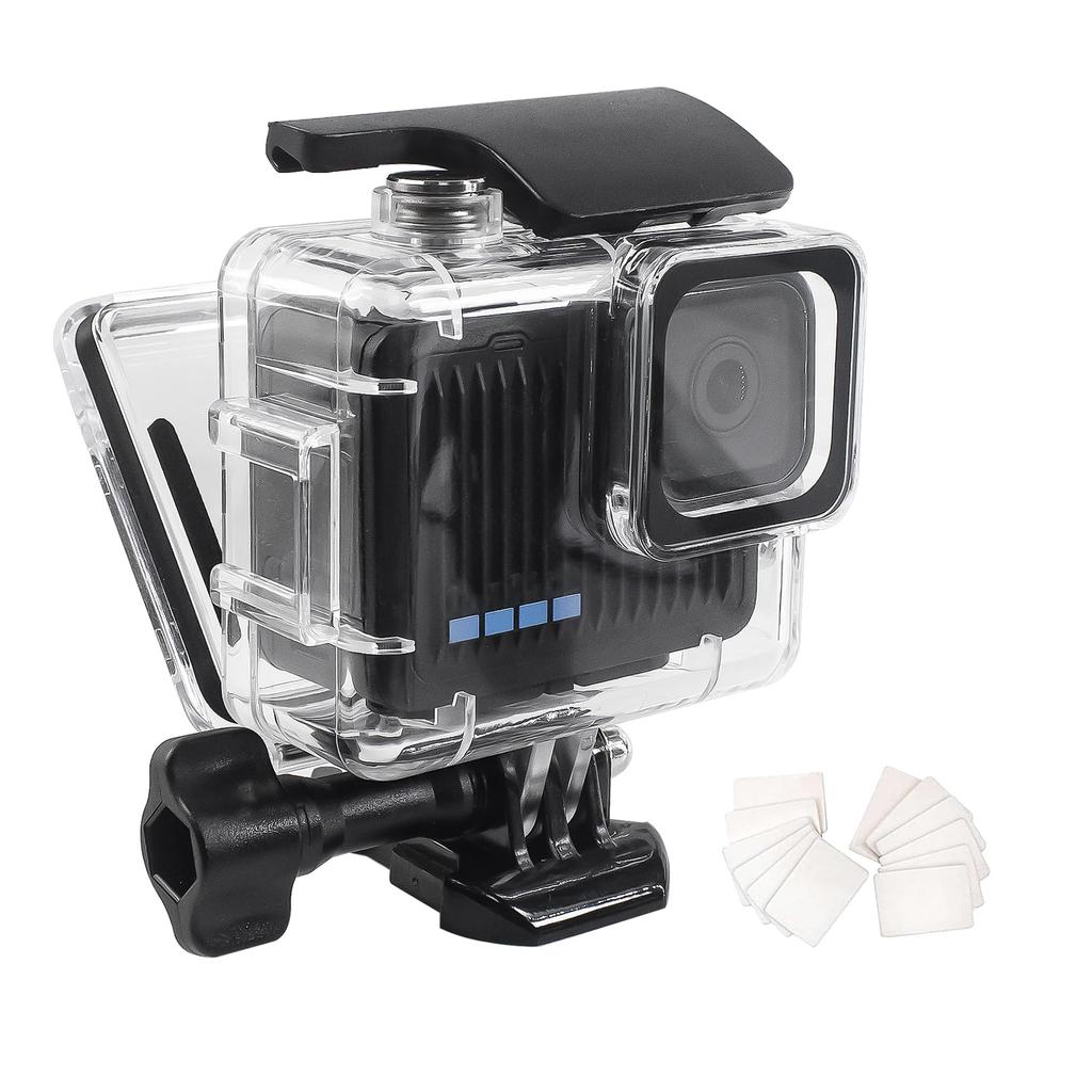 FitStill Underwater Waterproof Diving Housing Compatible with Go Pro Protective Diving Case Shell with Mount Hero 4K Accessory Kit 148ft/45m Hero,