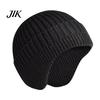 Stretchy Comfortable Fit Hat Winter Knitted with Ear Flaps for Men, Soft Fleece Lined Hat, Outdoor Hiking And Travel Cap Thermal Cap, Cold Weather