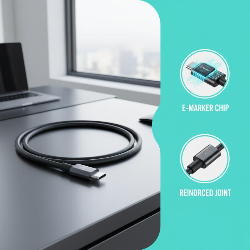 USB C кабель 5A PD 25W, два порта, шнур быстрой зарядки для S22 S23 S24 Plus Note, плетеный, прочный провод, для игр, стриминга, офиса