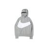 Nike Спортивная толстовка с капюшоном Swoosh Темно-серый меланж DD8223-063