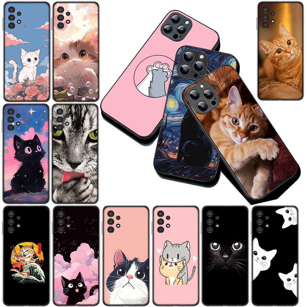 Eyes Cat Meow Kitten Paw Phone Case for Apple iPhone 17 Pro XS Max Air 6 7 8 Plus 5 + SE 2022 SE2 16E 8+ Protective Cover