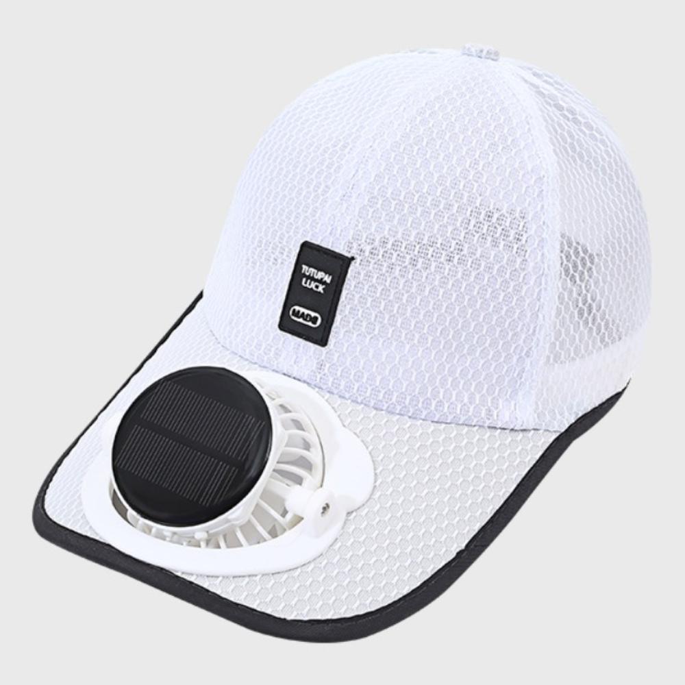 Quick Dry Baseball Cap USB Charging Full Mesh Hats Fashion Solar Fan Hat Summer