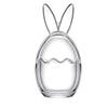 Easter Glass Candy Jars, Bunny Ear Shaped, Transparent Decorative Food Containers