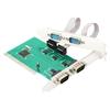PCIe Серийная Параллельная Карта, PCIExpress к RS232 Порту и LPT Адаптер для Принтера для Настольного ПК Windows10