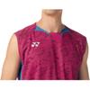 YONEX Свитшот без рукавов с полным принтом Мужские топы Фиолетовый Красный 10614-302