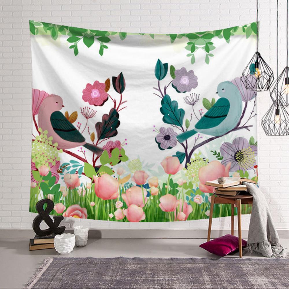 Декоративный дизайн печати гобелен для спальни скандинавский фон ткань гостиная гобелен комната подвесная ткань