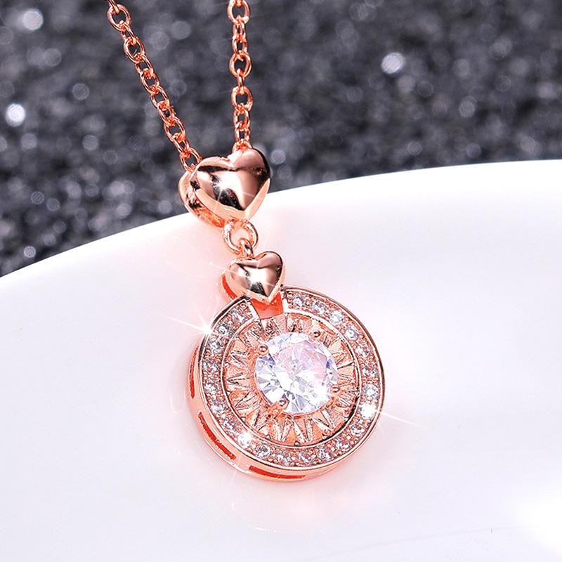 Новые нежные женские ожерелья с сердечком, стильные аксессуары для вечеринок, повседневная одежда, универсальные ювелирные изделия, модные аксессуары, оптом