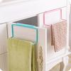 1PC Plastic Hanging Holder Towel Rack Multifunction Cupboard Cabinet Door Back Kitchen Accessories Home Storage Organizer
