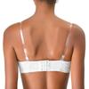 Uxcell Scrub Clear Bra Straps with Metal 18mm Shoulder Straps Women's 2+ Buckle, Wide,
