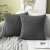 Nordic Corduroy Throw Pillow - Modern Sofa Cushion with Corn Kernel Design