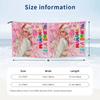 Karol G Happy Valentines Day Beach Towel Soft Microfiber Quick Dry Absorbent Quick Towels For Swimming
