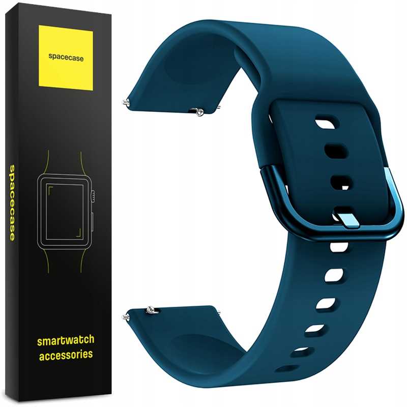 Sc Silicone Band 22Mm Ocean Blue