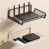 1PC Router Projector Multi-function Plastic Organizer Surveillance Bracket Hole-Free Wifi Rack Wall Mounted Storage Holder