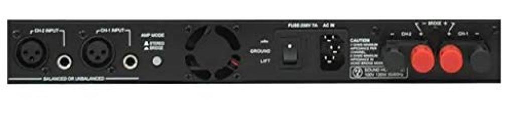 CLASSIC PRO стерео усилитель мощности 1U размер CP400 100 Втx2(8 Ом)