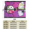 Invader Zim Movie Blanket  Soft Aesthetic Plush Throw Blanket For Bedroom Airplane Travel Flannel Bedspread Bed Cover