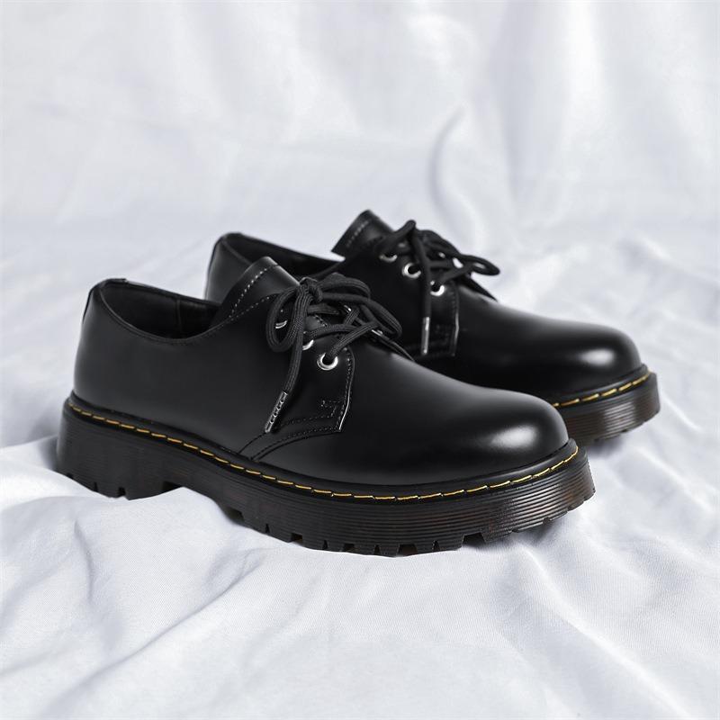 3186 мужская обувь новая весна черная повседневная кожаная обувь мужская деловая классическая низкая рабочая обувь