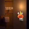 Yousheng Ghost Campfire Nightlight Spooky LED Pumpkin Decorative Lights Ghost Campfire Flickering Nightlight for Halloween