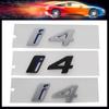 3D Премиум I4 i 4 для Электромобилей I4 i 4 Капот Двигателя Крыло Багажник Задняя Наклейка Эмблема Значок Стикер