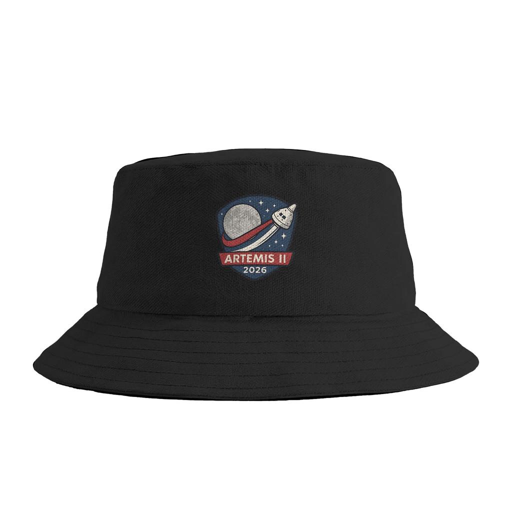 artemis ii () Bucket Hat Hip Hop FisherUnisex Caps Foldable Fishing Sun Hats For Unisex Women Korean Custom DIY Cap