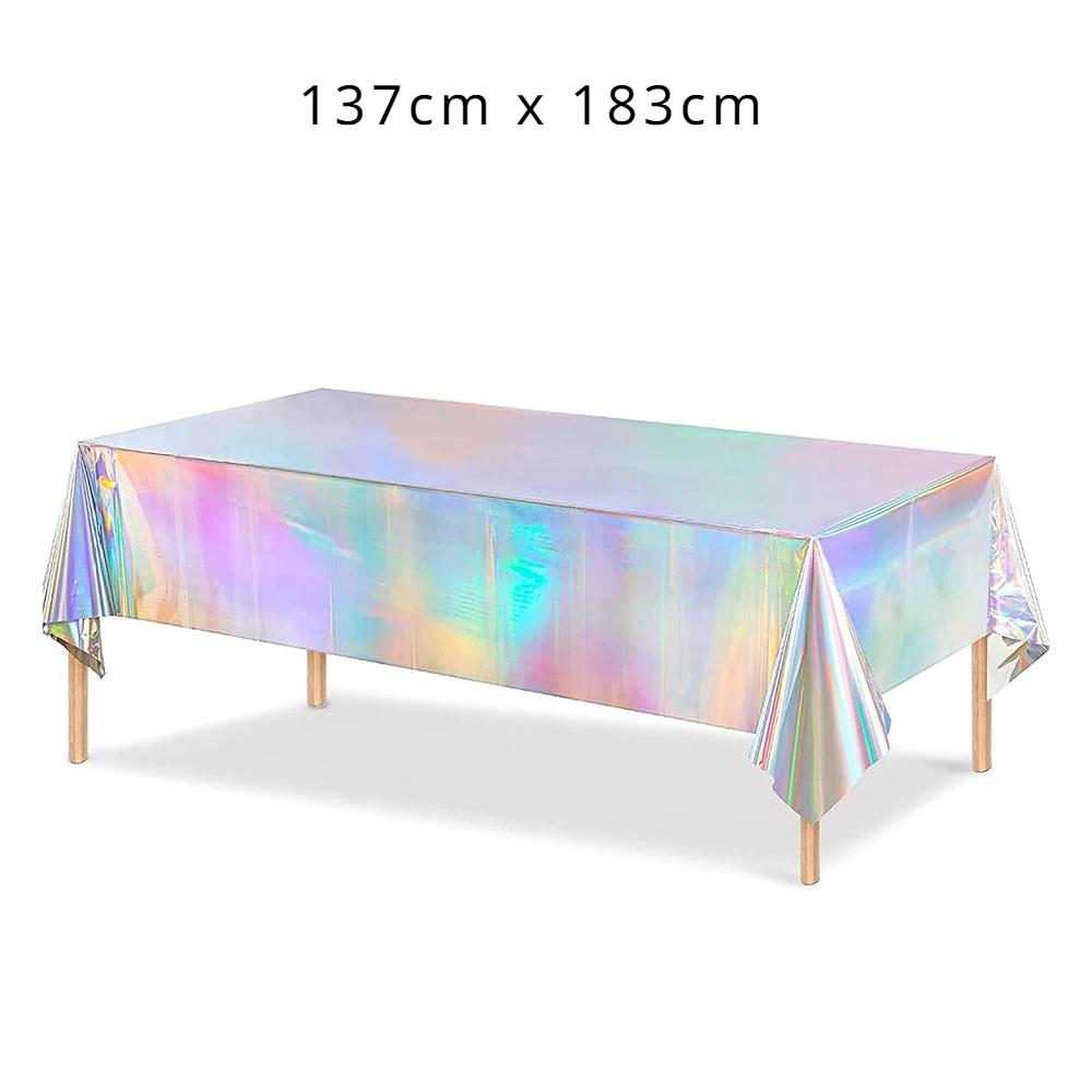 Новая лазерная скатерть, оформление сцены, реквизит для макета, одноразовая однотонная лазерная скатерть