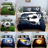 Football Bedding Sets Bed Cover Comforter Duvet Cover Pillow Case 2-3 Pieces Sets Sports Boy Kids Adult Bedroom Decoration