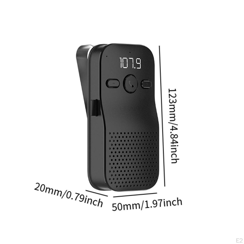 Автомобильный комплект громкой связи с громкой связью Многофункциональный зажим для солнцезащитного козырька с длительным сроком работы