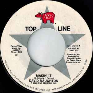 7inch Record DAVID NAUGHTON - Makin' It RS8027 RSO 1978 US Dance & Electronica Used