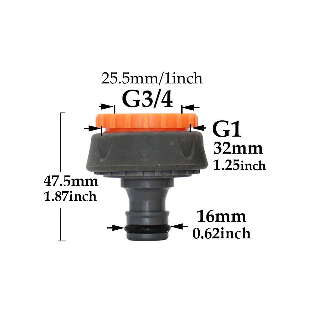 1/2'' 3/4'' 1'' Быстроразъемный ниппель для шланга OD 16 мм 20 мм Фитинги для садового шланга Водонепроницаемые фитинги Ремонт труб Адаптер для поливочного пистолета