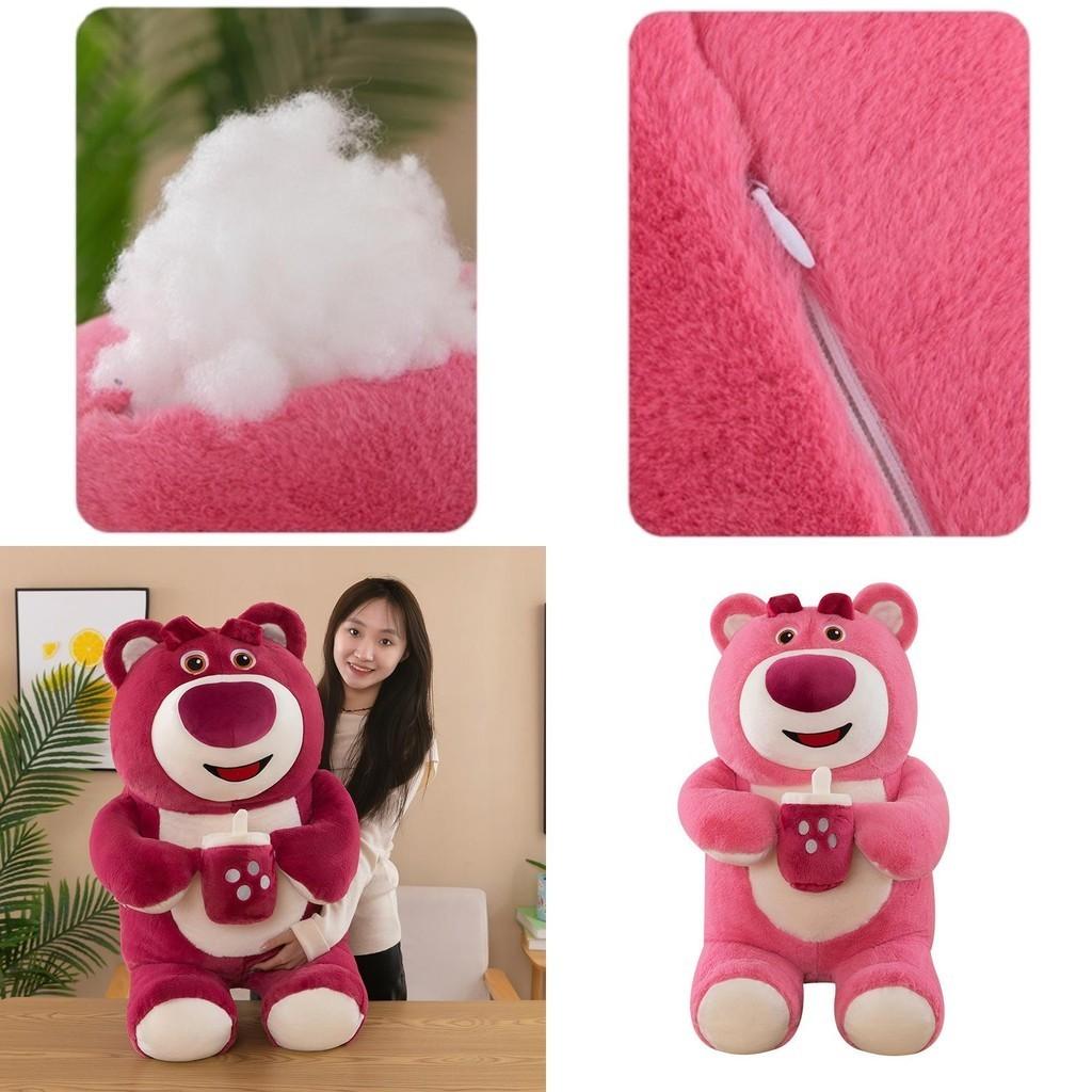 Soft And Cuddly Bear Cushion With Embroidered Features