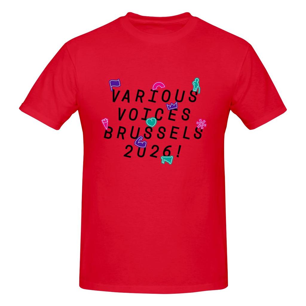 Various Voices 2026 Logo Travel Tshirt Foreststyle Fresh Sweatabsorbing And Quickdrying Basic Tee