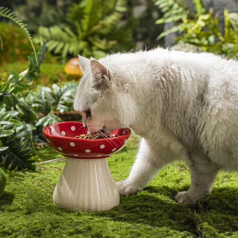 Керамическая миска для кошек, креативная, милая, для щенков, кормушка для собак, миска для кормления и поения домашних животных, фарфоровые принадлежности для домашних животных
