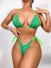 Micro Bikini Sexy Mini Bikinis Set Women Swimsuit Female Swimwear Ribbed Summer Swimming Suit Biquini Beachwear